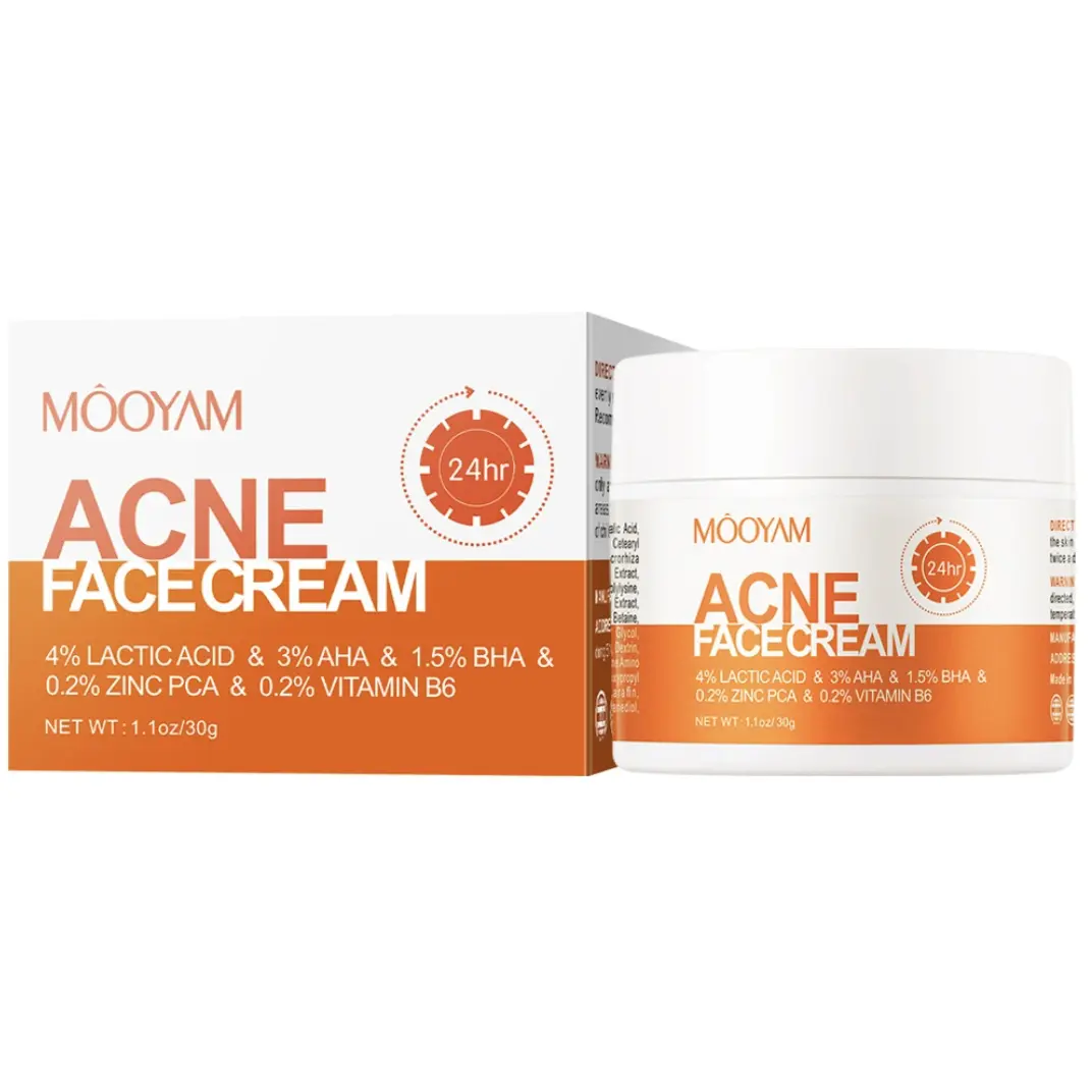 Acne Treatment for Face for Hormonal Cystic Stubborn Acne Cream for Sensitive Skin Teens Adults Women Men Spot Pimple Butt Control Rapid Clearing Breakout Overnight Face Blemish Treatment Moisturizer