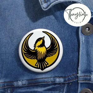 Alabama Rebel Alliance Political Pin, AL State Bird Yellowhammer Protest + Resistance, Political Protest Gear HFN