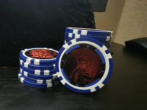 Collectible Premium Poker Chips Soul Blaster Comic Book theme (Set of 4 chips)