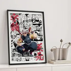 [Sale up to 40%] + [FREE SHIP] + [NO FRAME] Anime Manga Poster, Demon Slayer Hashira Art Print, Curated Manga Panels, Wall Art Decor, Gift for Otaku Fans