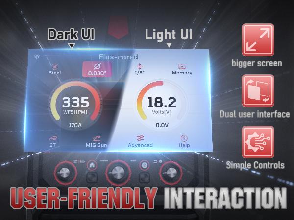 YESWELDER Firstess DP200 120/240V Dual Pulse MIG Welder | 7-Inch LCD Screen & Upgradeable Firmware | Pulsed MIG/MIG/Flux Core/Aluminum Spool Gun/Lift TIG/Stick Multiprocess Welding Machine