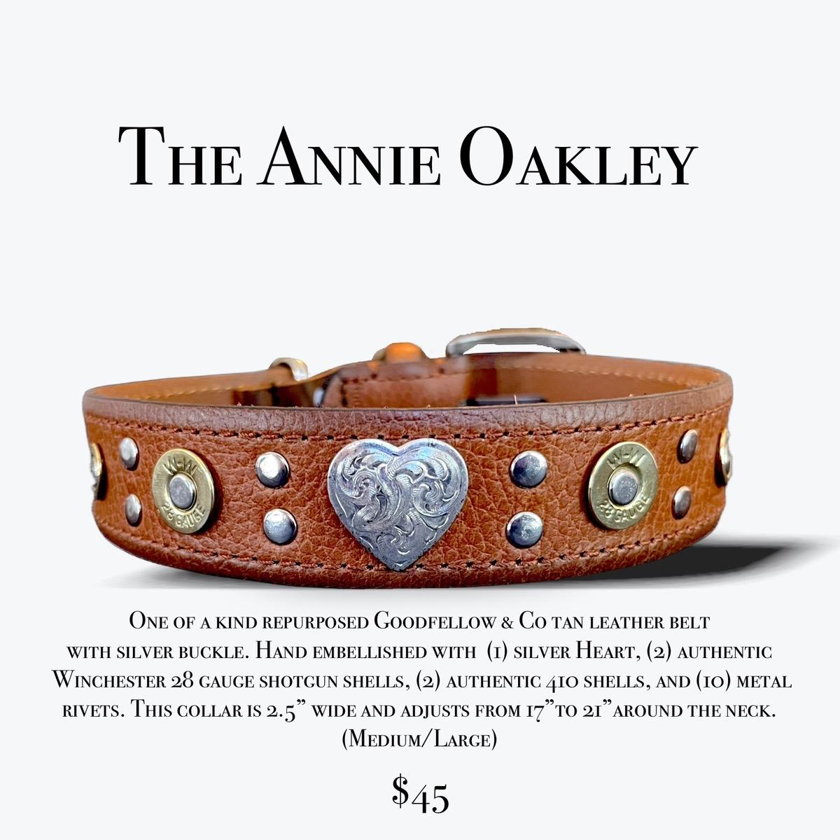 “The Annie Oakley” Custom Dog Collar