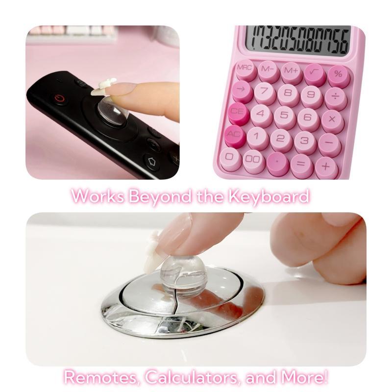 AULA Cat-Shaped Clear Glass Typing Stickers for Long Nails Fully Transparent Sticker Compatible with Desktop Laptop Keyboard & Button Booster Set 30pcs Gaming Keyboard Accessories Nail-Friendly Design AULA Cat-Shaped Clear Glass Typing Stickers for Long Nails Fully Transparent Sticker Compatible with Desktop Laptop Keyboard & Button Booster Set 30pcs Gaming Keyboard Accessories Nail-Friendly Design