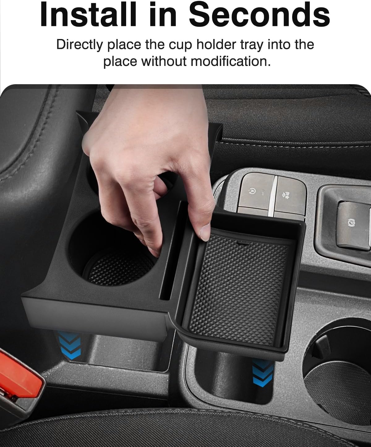 Canvcle Maverick Cup Holder Insert Center Console Organizer for 2022 2023 2024 2025 Ford Maverick Accessories, Car Front Seat Armrest Storage Box for Maverick Multi-Functional Drink Cup Holder Tray Canvcle Maverick Cup Holder Insert Center Console Organizer for 2022 2023 2024 2025 Ford Maverick Accessories, Car Front Seat Armrest Storage Box for Maverick Multi-Functional Drink Cup Holder Tray