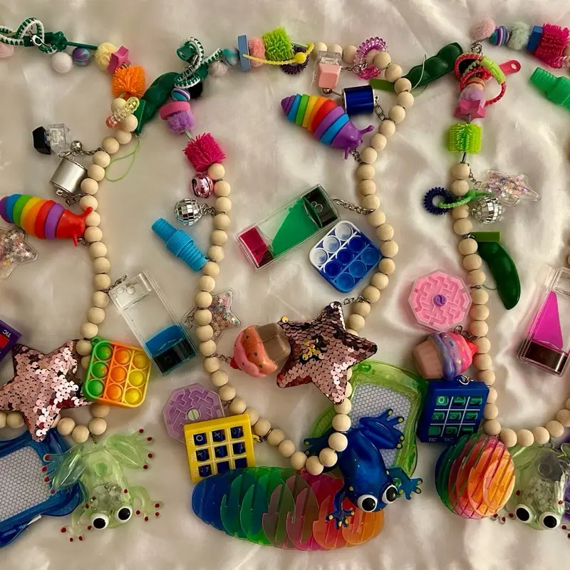 SENSORY FIDGET Toy Necklace for KIDS! Made to Order! SENSORY FIDGET Toy Necklace for KIDS! Made to Order!