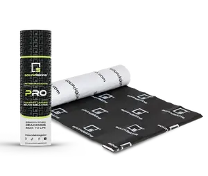 SoundSkins | Pro Two Door Sound Deadening Kit | SSPRO-1 | 3 Layers (Acoustic Foam, Foil, Rubber Butyl), 11 sq ft