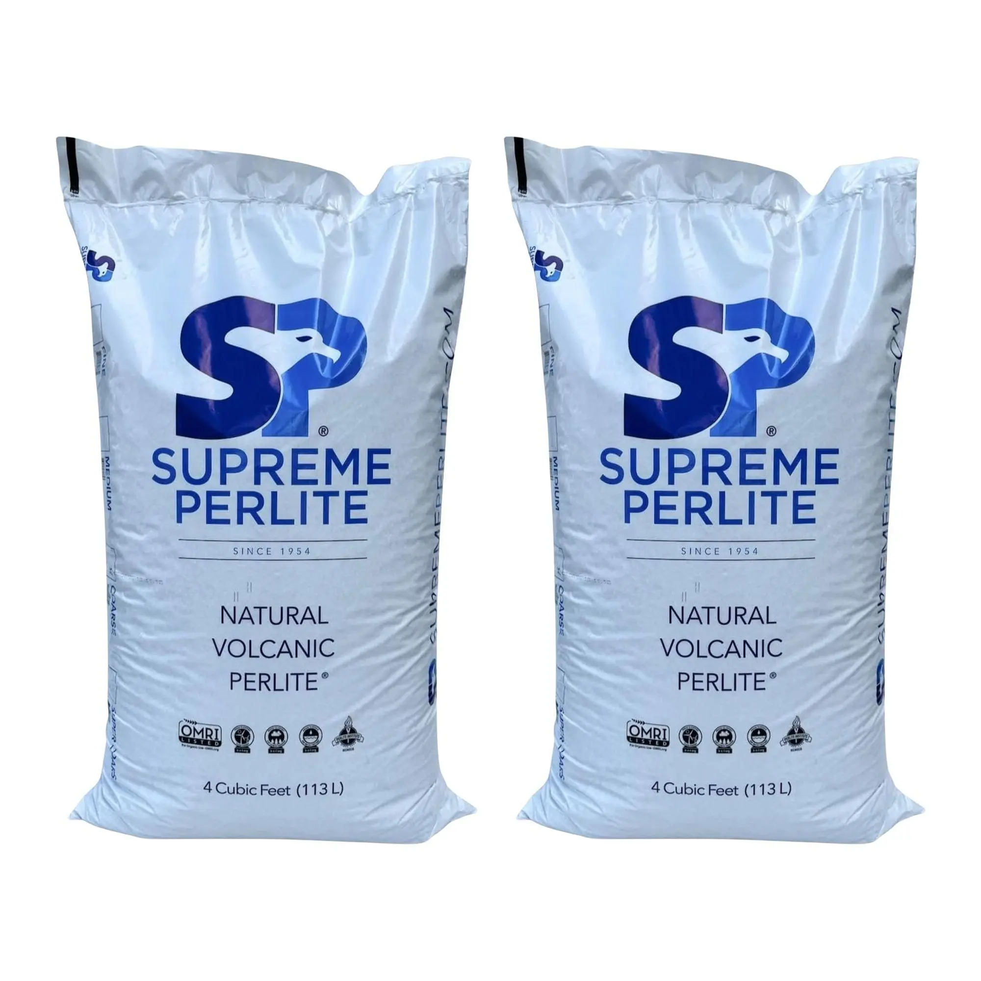 Supreme Perlite 2 Pack Coarse Horticultural Perlite for Potting Soil, 4 Cu Ft Supreme Perlite 2 Pack Coarse Horticultural Perlite for Potting Soil, 4 Cu Ft