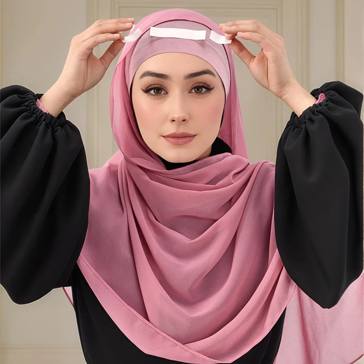 Invisible No-Slip Scarf Tape ,Double Sided Adhesive Hijab Tape,Fashion Accessories for Wome&Girls,1 Pack 36 Pieces(MAC367)