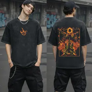 Elden Ring Midra Lord of Frenzied Flame Vintage T-Shirt | Shadow of the Erdtree Acid Wash Oversized Graphic Tee | Premium Gamer Merch Fan Gift, Trendy Outfits, Stay Ahead of the Game, Full Size Range, Perfect Fit for Everyone