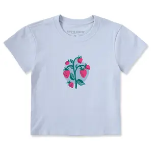 Women's Strawberry Plant Crusher-LITE Shrunken Tee