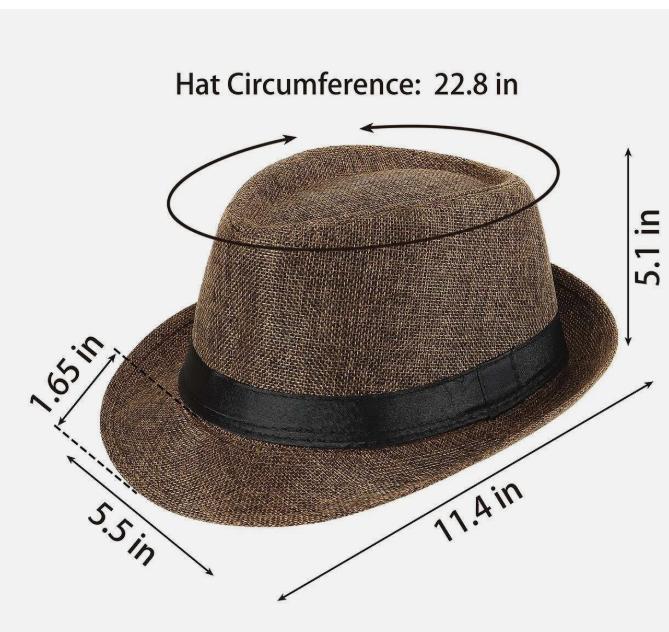 Men Women Summer Straw Fedora hat Trilby Cuban Sun Cowboy hat Panama Short Brim