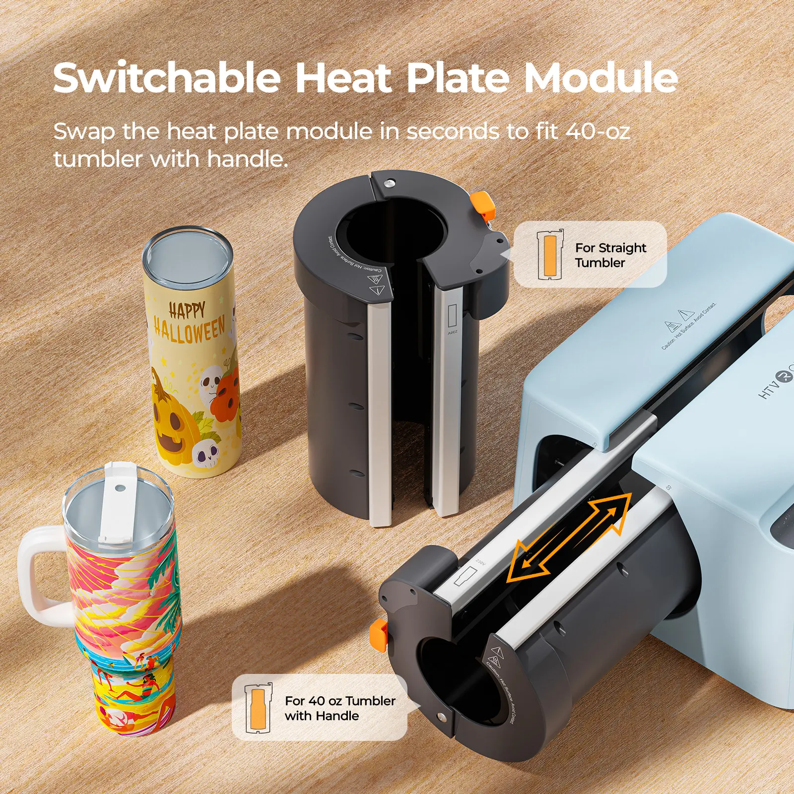 Blue For Straight Tumbler + Glass + 40 oz Handle T