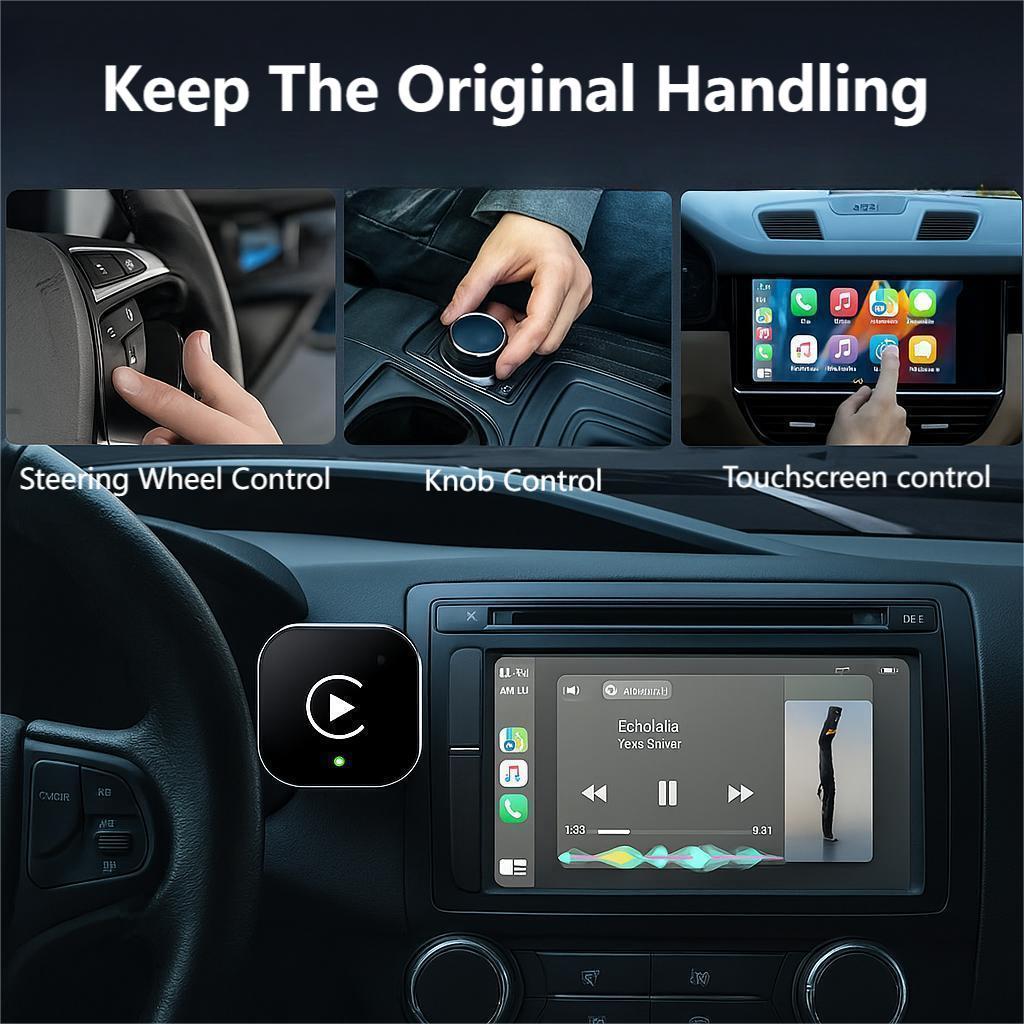 Wireless carplay Adapter (2026) for iPhone/Android - Fast Connection,No Latency,Hands-Free Call wireless adapter Electronic Charger carplay dongle