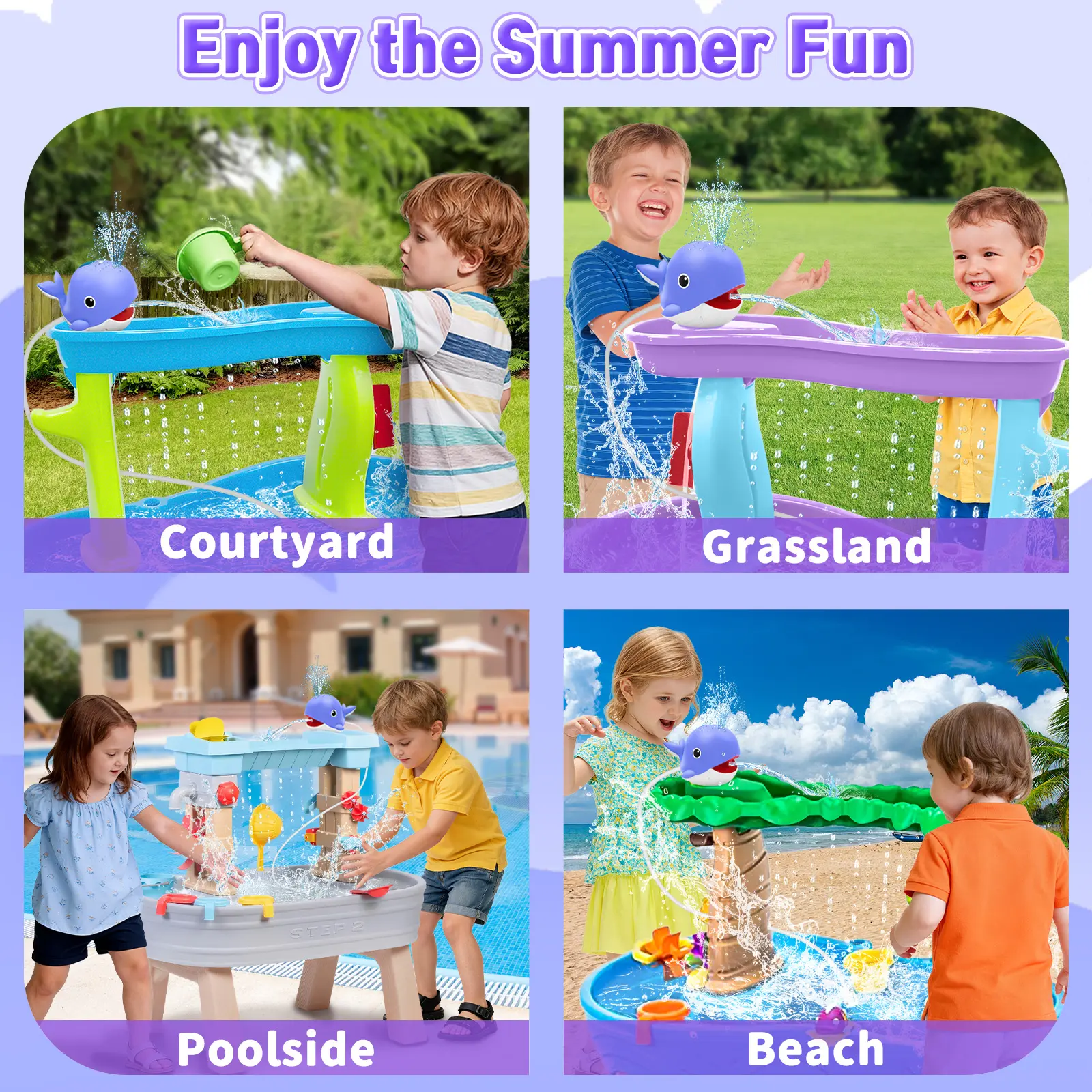 Water Table Pump, Whale Rechargeable Water Pump for Water Table