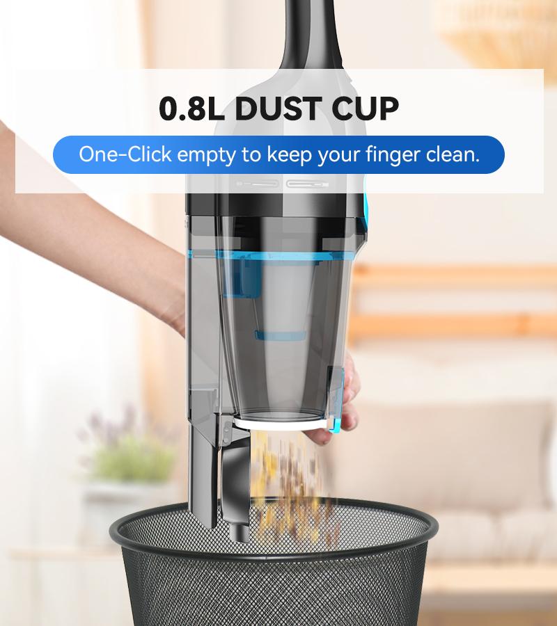 INSE R6X Corded Stick Vacuum, 15KPa Suction with 600W Motor, Ultra-Lightweight Bagless Upright Vacuum with Handheld for Home Hard Floor Carpet Pet Hair Car Cleaning home cleaning tools home appliances