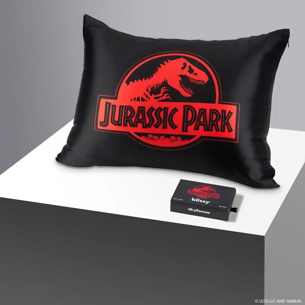 Blissy Jurassic Park™ Silk Pillowcase – 100% Mulberry Silk – Improve Hair, Skin & Health While You Sleep