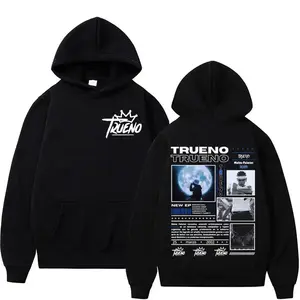 Trueno Album Cover Rock Two-Sided Graphic Sweatshirt, Trueno Album Tour Music 2-Sided Pullover Hoodie for Men & Women