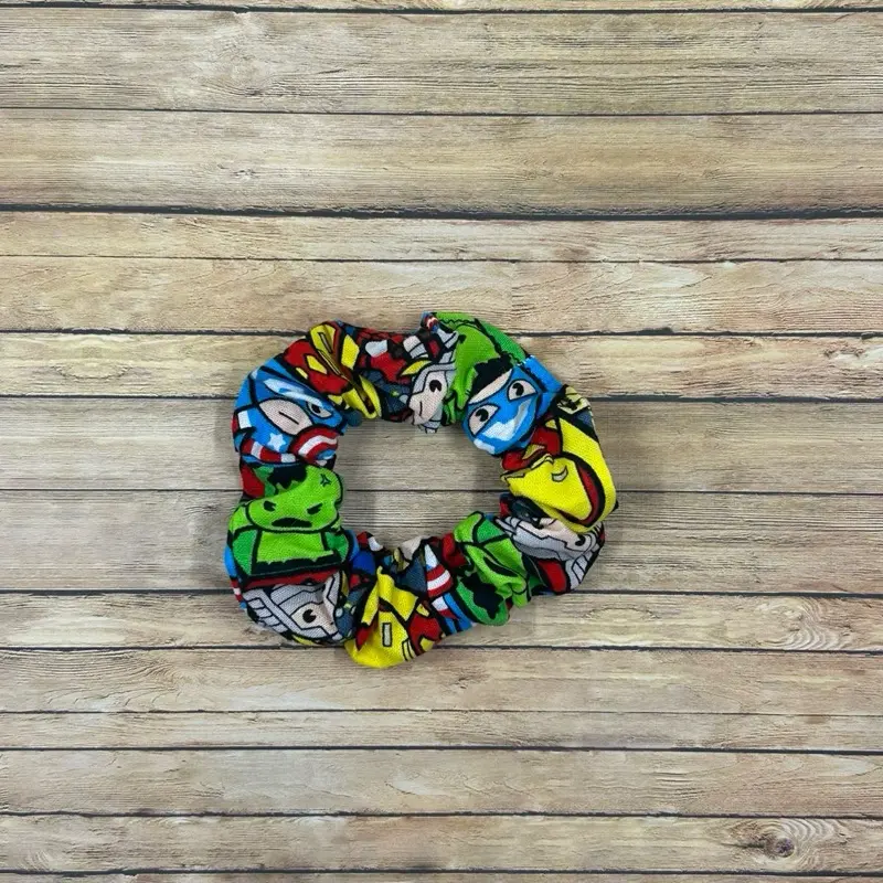 Little Super Heros Scrunchie