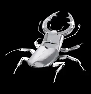 Metal Stag Beetle 3D Model