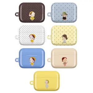 Cute Yoshimoto AirPods Case – Vintage Cartoon Yoshimoto Polka Dot Pattern Cover for AirPods Pro 1/2/3 & AirPods 1/2/3/4 | Pastel Kawaii Aesthetic Protective Case Gift