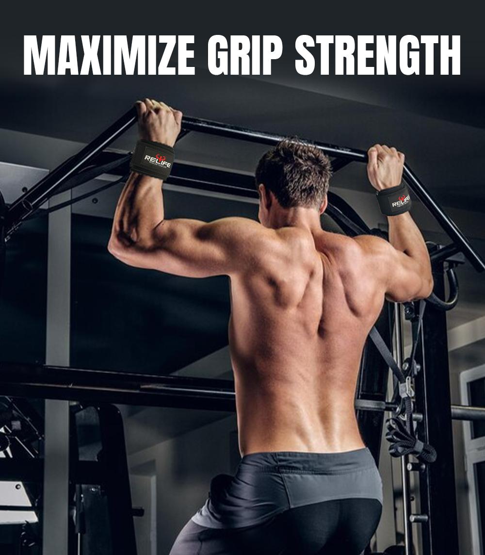 RELIFE Rebuild Your Life Heavy Duty Weightlifting Hooks (Pair) Non-Slip Wrist Straps for Shrugs Rows & Deadlifts Thick Wrist Padding Weight Grips RELIFE Rebuild Your Life Heavy Duty Weightlifting Hooks (Pair) Non-Slip Wrist Straps for Shrugs Rows & Deadlifts Thick Wrist Padding Weight Grips