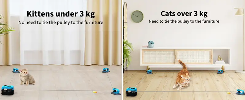 AsFrost Automatic Interactive Cat Teaser Toy - Hands-Free Indoor Accessory with Remote, Adjust Speed, 2pcs Feather/DIY String/1500-3000 rpm Moving Mouse Lure, 3 Clips, USB-C Rechargeable for Bored Kittens, Non-Toxic stuff anti-slip design, Feather Pattern AsFrost Automatic Interactive Cat Teaser Toy - Hands-Free Indoor Accessory with Remote, Adjust Speed, 2pcs Feather/DIY String/1500-3000 rpm Moving Mouse Lure, 3 Clips, USB-C Rechargeable for Bored Kittens, Non-Toxic stuff anti-slip design, Feather Pattern