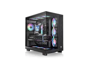 Thermaltake CA-11E-00M1WN-00 View 380 XL TG ARGB, Dual Chamber, Black