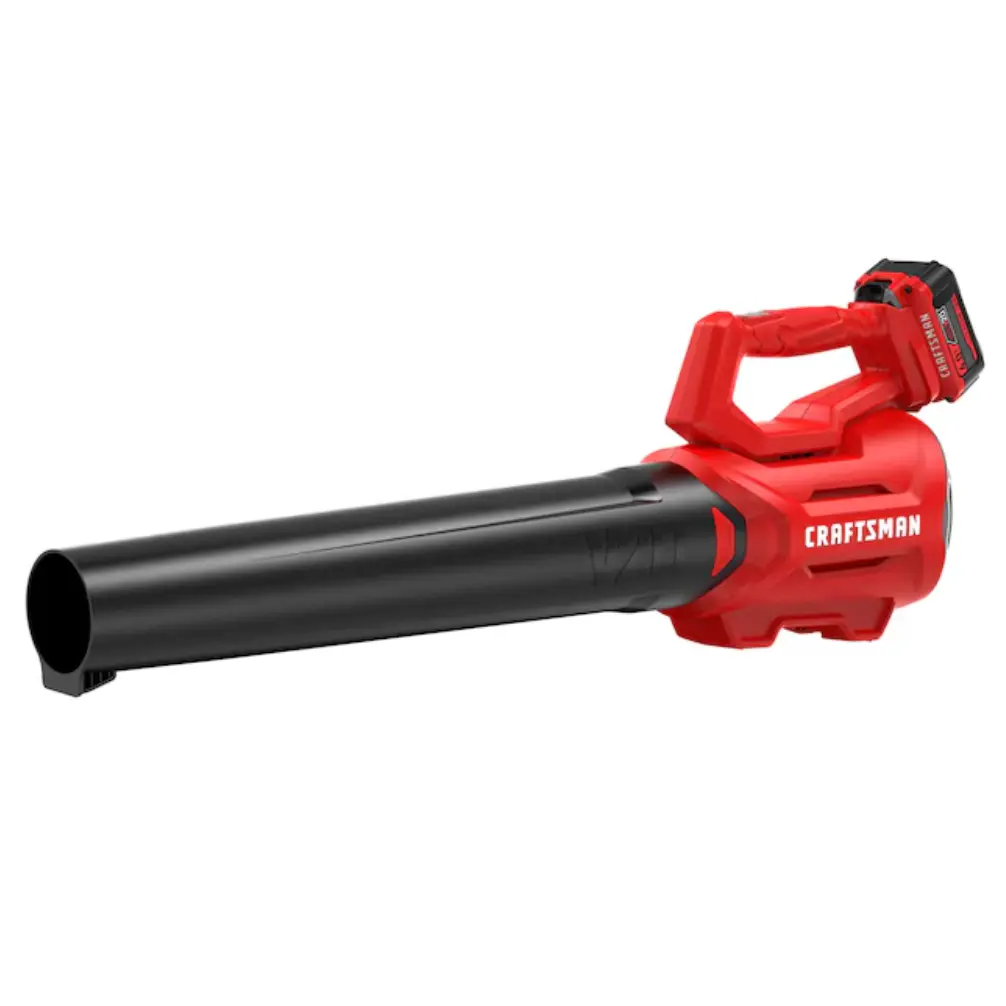 CRAFTSMAN V20 20-volt 380-CFM 100-MPH Battery Handheld Leaf Blower 4 Ah Battery Included Charger Included (open box)