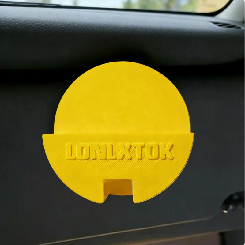 3D-Printed  Holster Non-Toxic PLA Secure Access for  Containers Multiple Colors Text Options Durable Sleek Design Clips Easily onto Sun Visor rebelenergy