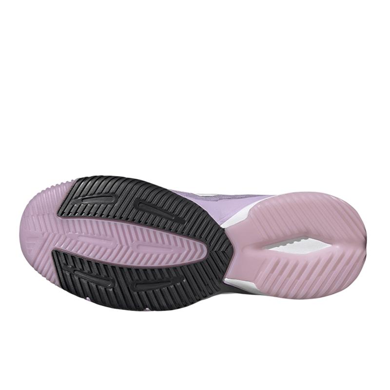 adidas Womens Crazyflight 6 Mid Indoor Volleyball Volleyball Sneakers Shoes - Purple