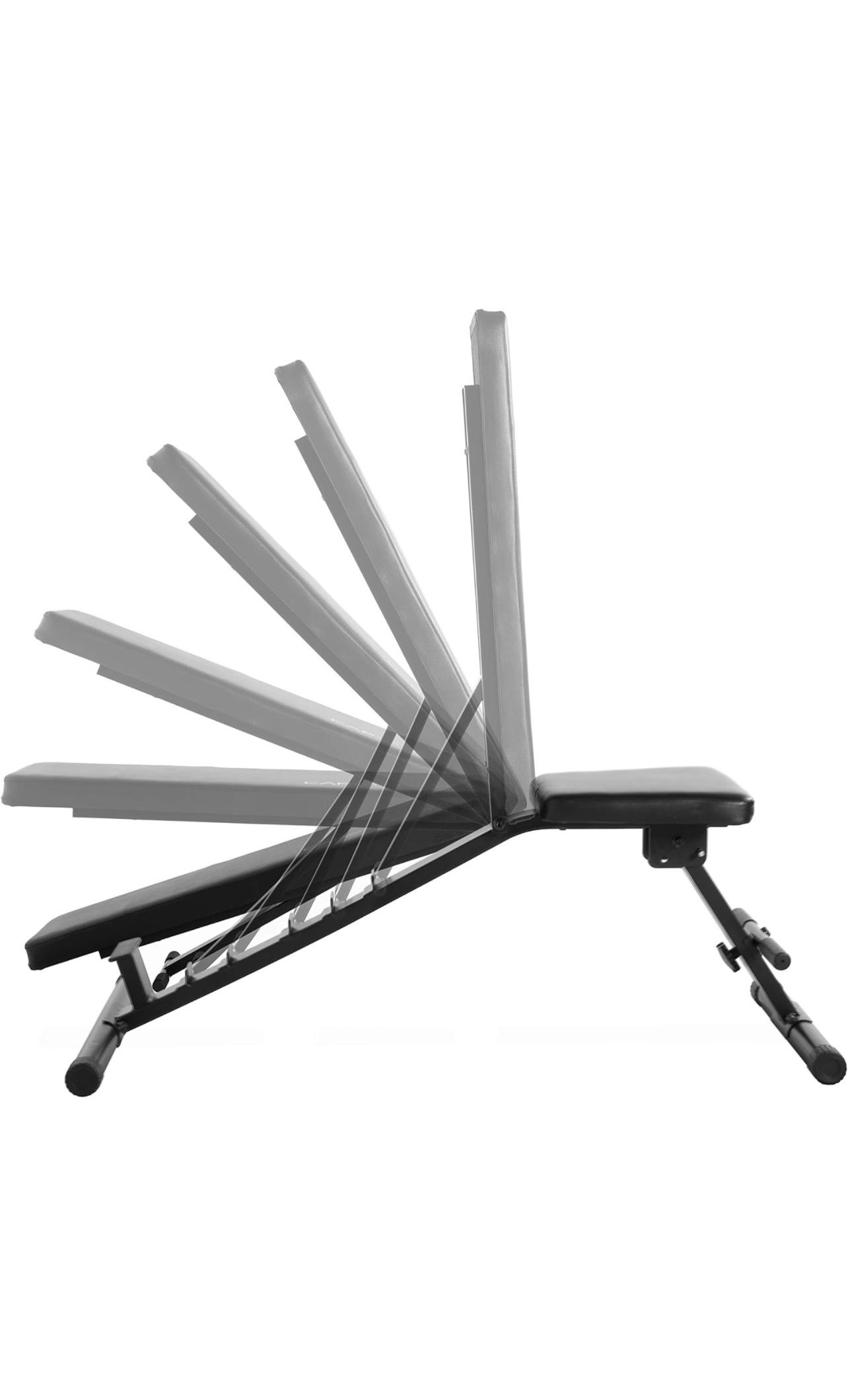 CAP Barbell Multi Purpose Adjustable Utility Bench Color Series rock weights bowflex