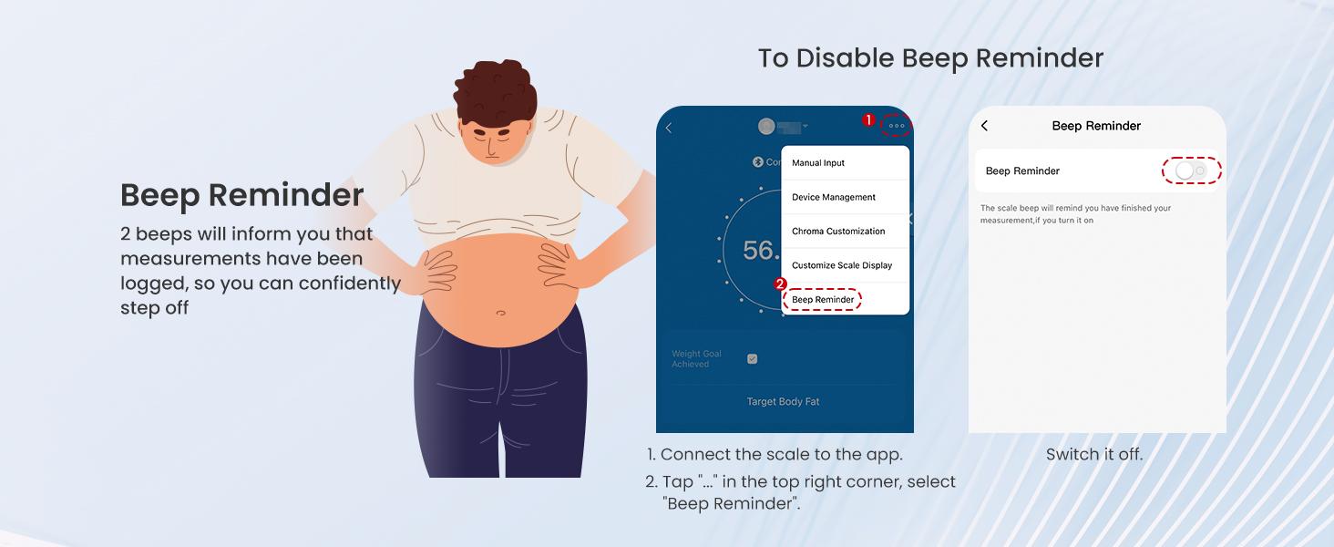 RENPHO Elis 2XL 500lb Capacity Smart Scale for Body Weight, High Accurate Bluetooth Scale with 7-in-1 Large LED Display for BMI, Body Fat, 13 Body Composition Analysis Weight Scale, 11.8", up to 500lbs Gym Gifts Spring Glow Up