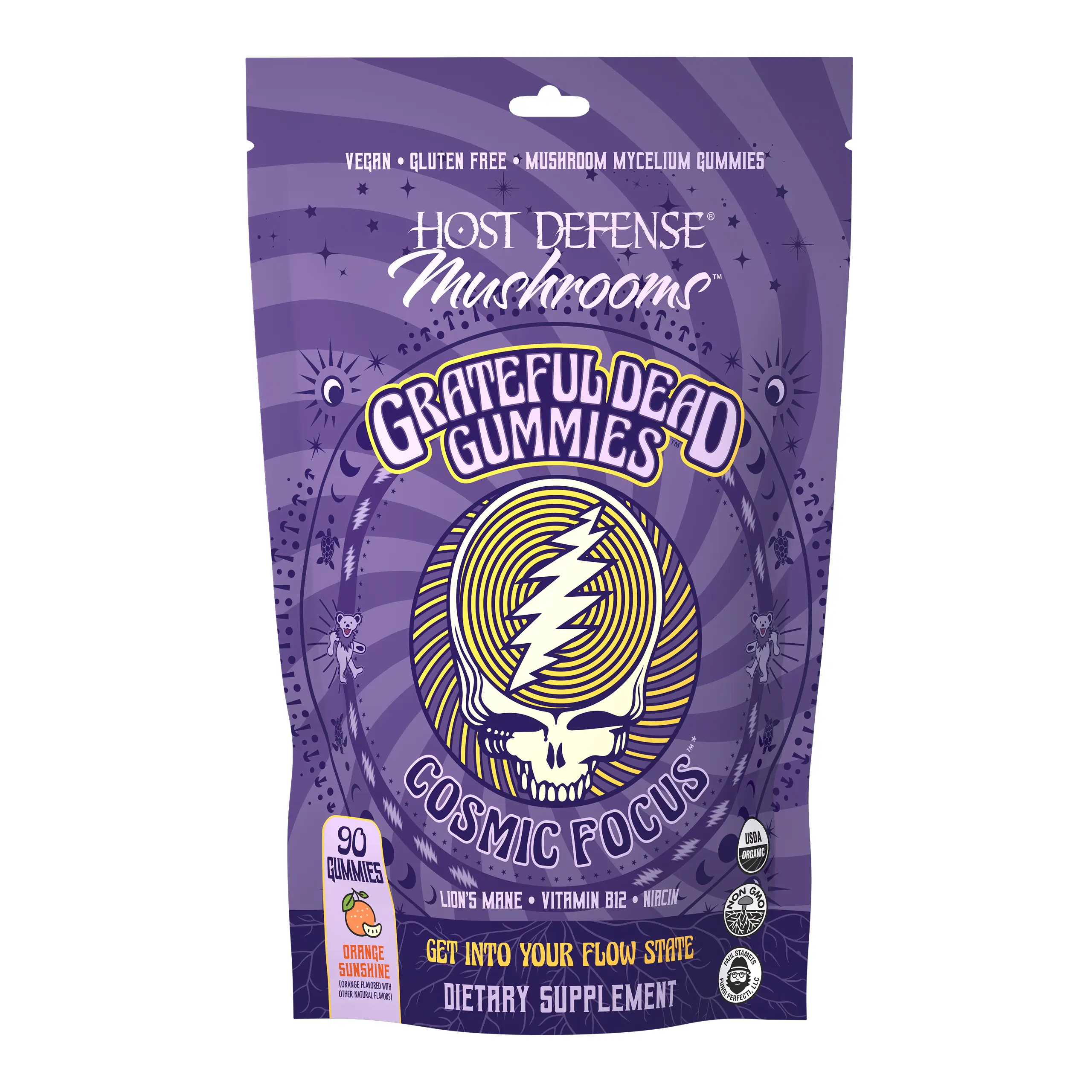 Host Defense Grateful Gummies Cosmic Focus - 90 ct