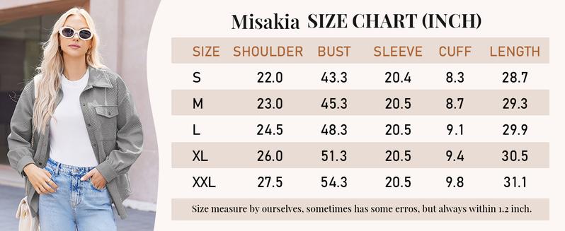 Live Women's Flannel Shacket Jacket with Pockets Casual Fall Coat Long Sleeve Button Down Collared Winter Clothes Fit Chic Outfits Thin Live Women's Flannel Shacket Jacket with Pockets Casual Fall Coat Long Sleeve Button Down Collared Winter Clothes Fit Chic Outfits Thin