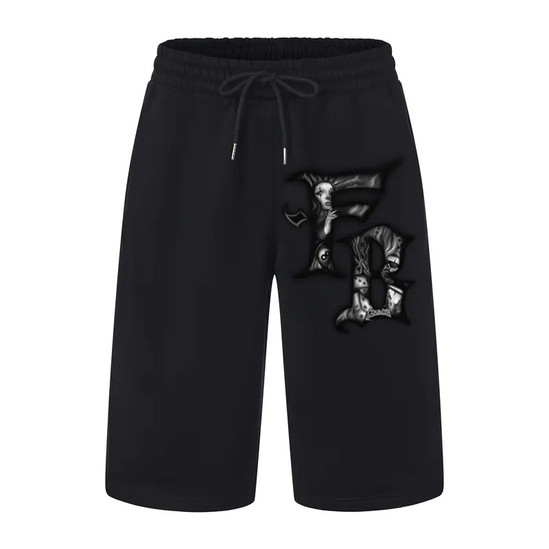 FB County Heavyweight Graphic Baggy Fleece Shorts