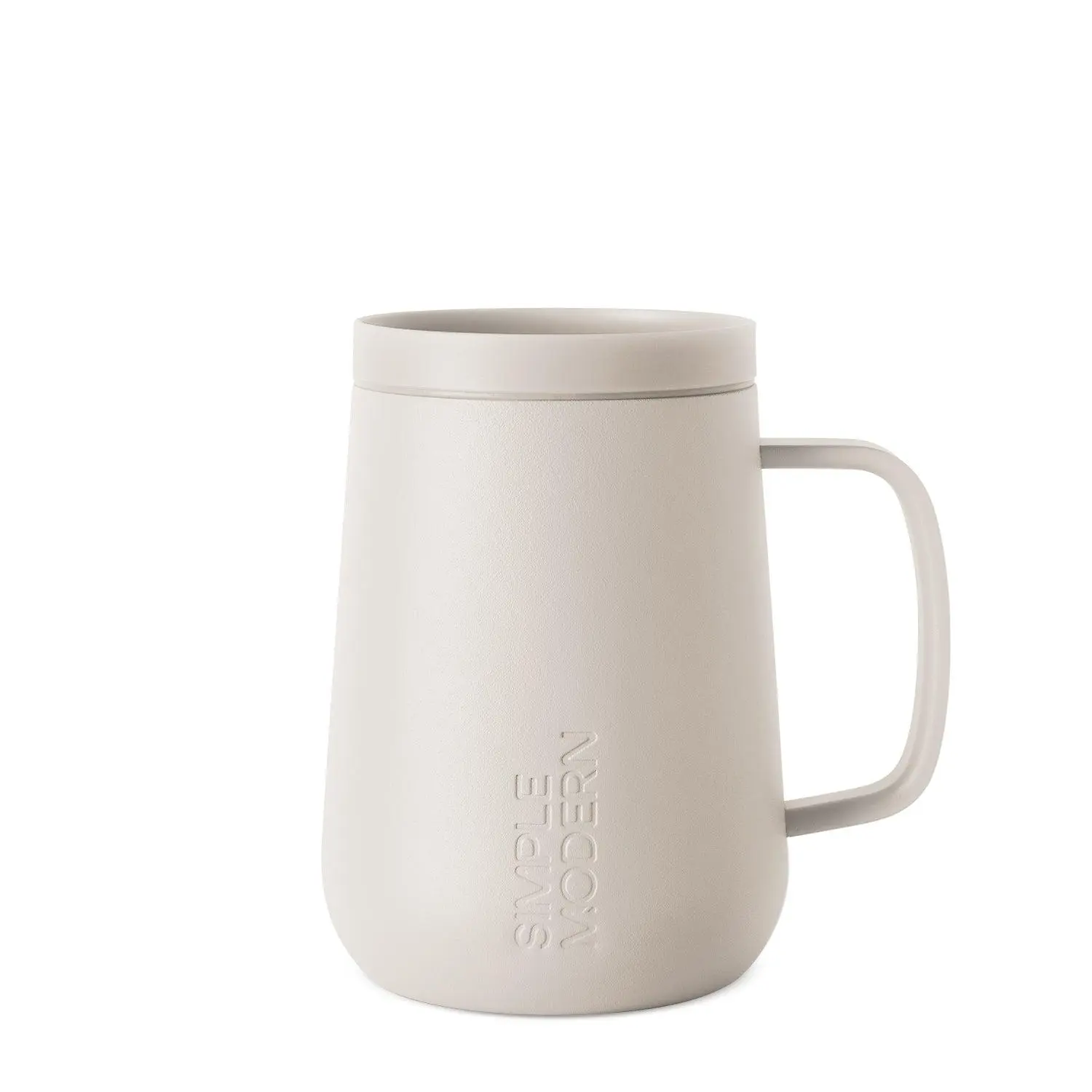Simple Modern Signature Voyager Coffee Mug with Handle 12oz | Leak-Proof, Insulated, Ceramic-Lined Tumbler with Silicone Grip Base