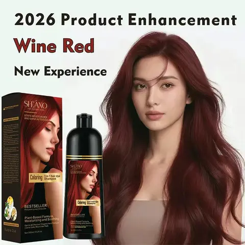 Factory Direct Herbal 3-in-1 Hair Dye Shampoo - Ammonia-Free, Multi-Color, Long-Lasting, Natural Plant Ingredients, Repairing, Sensitive Skin Safe, Instant Grey Coverage, Haircare, Color Protection, Conditioning