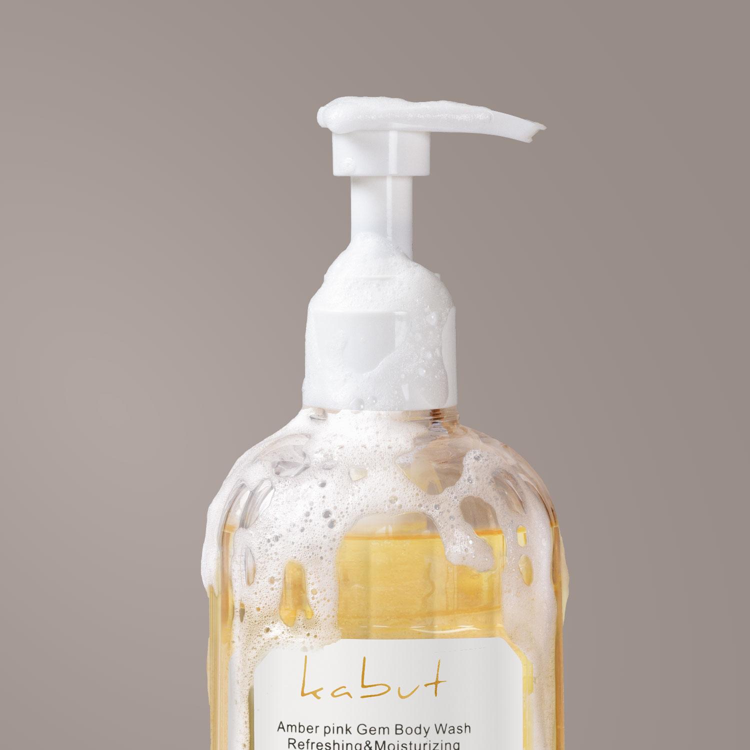 Kabut Amber Powder Gem Refreshing Moisturizing Amino Acid Soothing & Nourishing Fragrance shower gel Aroma Hydrating Moisture Body Care Scent turmeric soap bar girl shower products body wash Silky Gentle