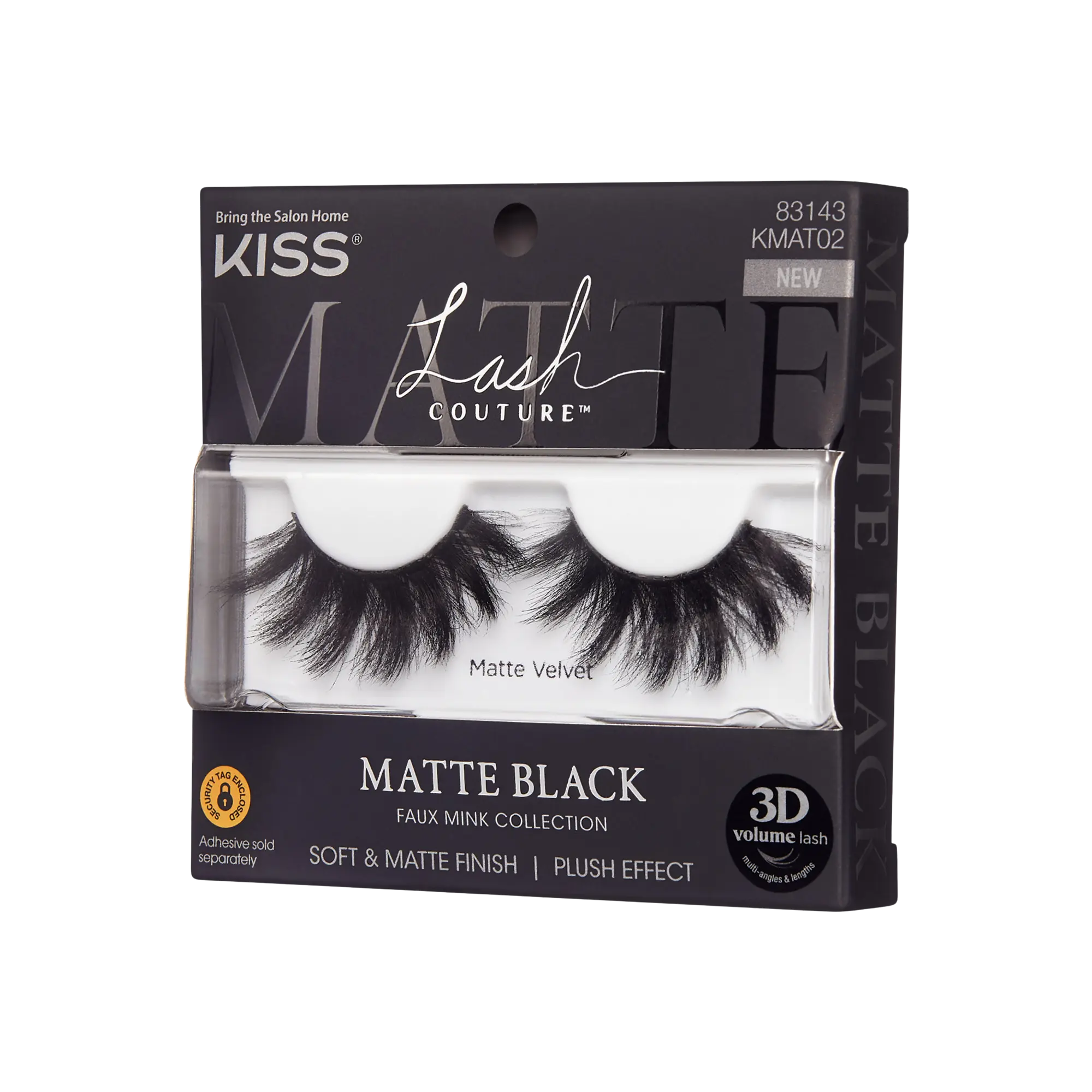 Kiss Lash Couture Matte Black - Matte Velvet