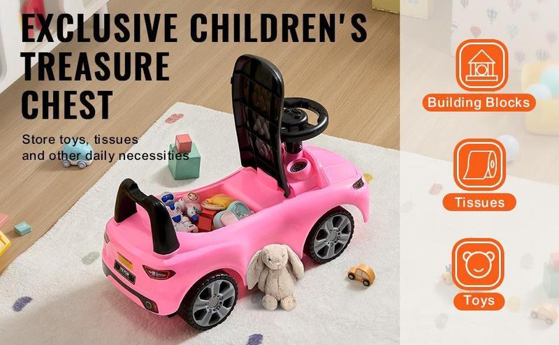 VEVOR Ride On Push Car for Toddlers, TikTokShopBlackFriday, Ages 1-3, Ride Racer, Sit to Stand Toddler Ride On Toy