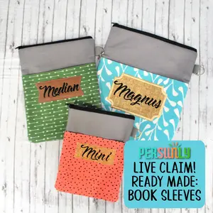 Live Claim: Ready Made Book Sleeve