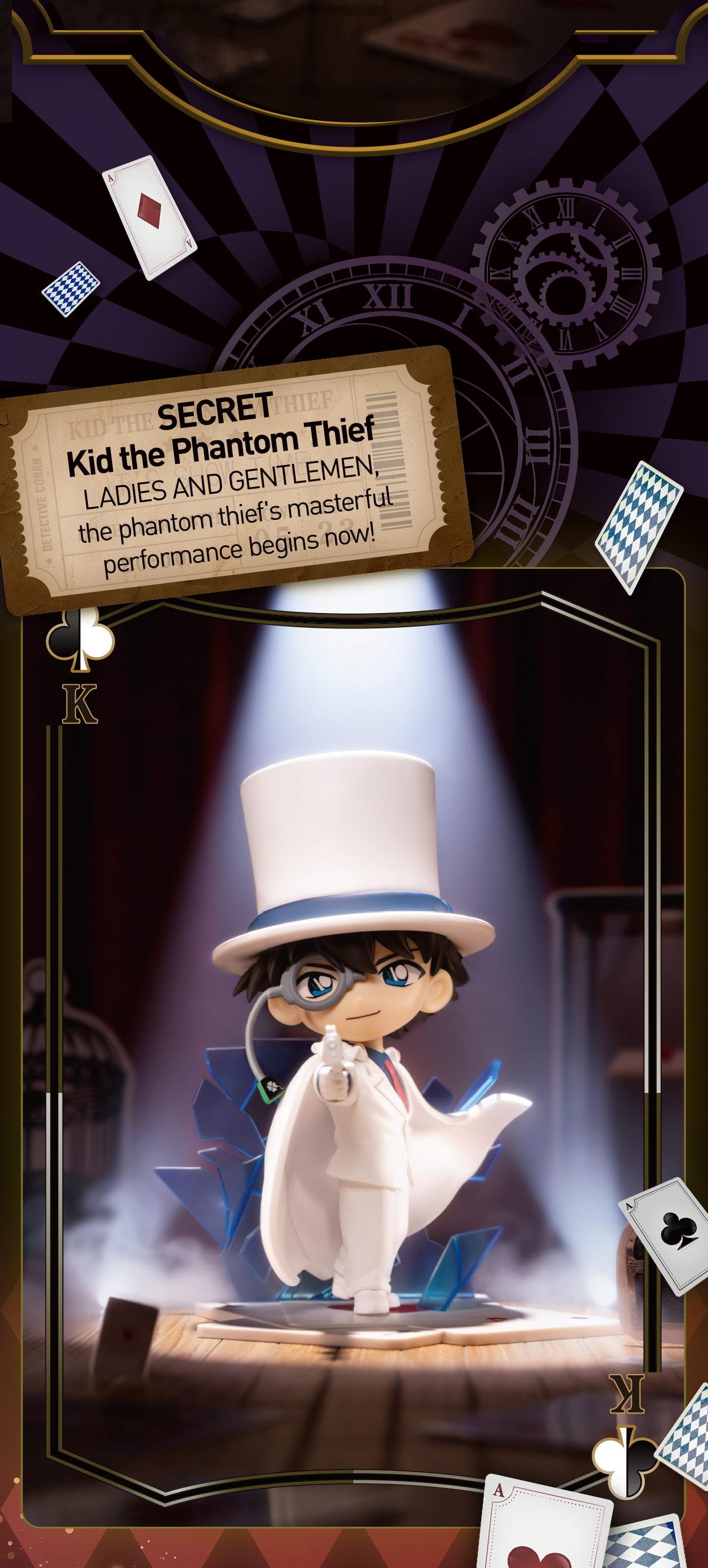 POP MART Detective Conan-It’s Show Time Kid the Phantom Thief Outfit Change Series Figures