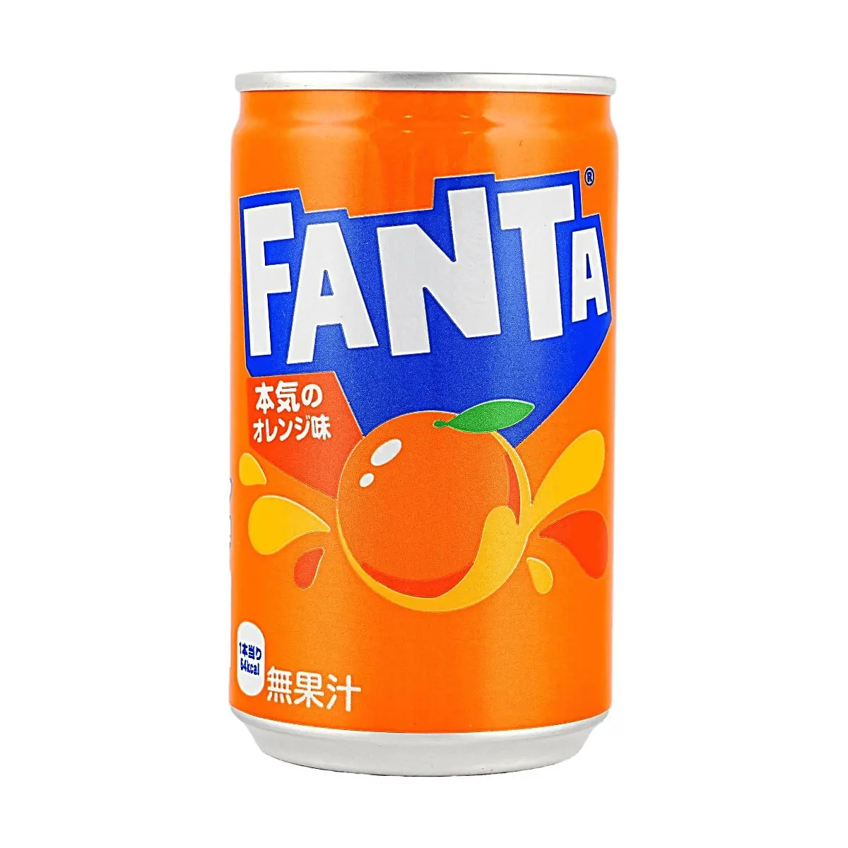 Fanta Orange Sparkling Soda - Japanese Import Citrus Soft Drink, 160ml Cans