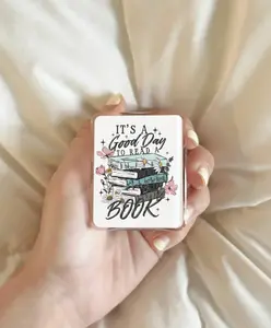 Cute Book Lover “It’s A Good Day To Read A Book” MagSafe Phone Grip – Magnetic Pop Socket & Kickstand – Reader Gift