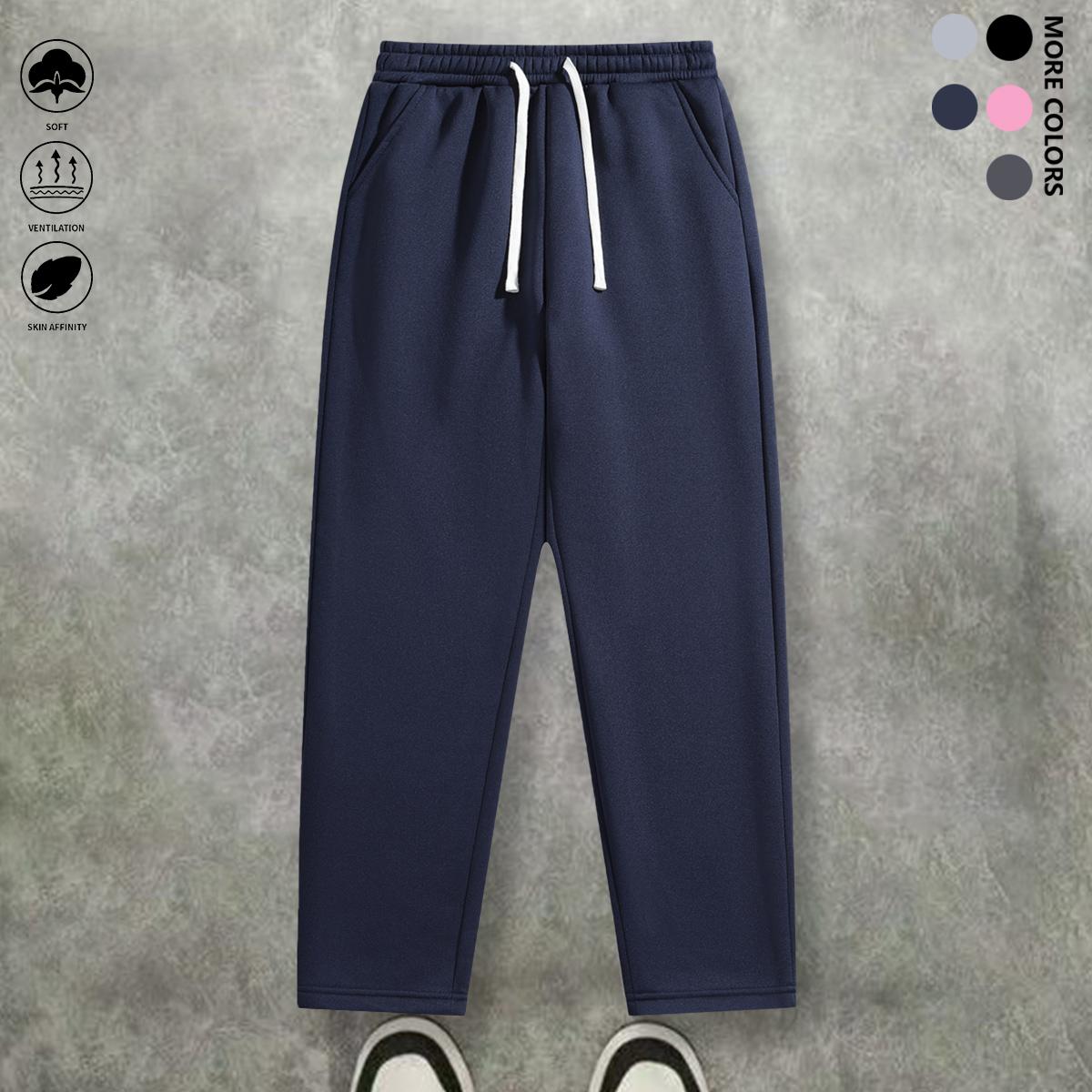 Men's Drawstring Casual Pants Set of 3 Polyester Back Pocket Details Versatile Menswear Street Style Essentials for Everyday Life december  outfits Military Camouflage Training Set