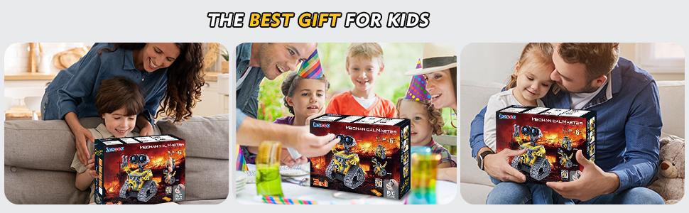 Robot Toys for Kids, 520PCS App & Remote Control 5-in-1 RC Wall Robot, Engineer Robot & Dinosaur Building Toy, STEM Construction Set with Magnetic Blocks for Boys & Girls 6+ Robot Toys for Kids, 520PCS App & Remote Control 5-in-1 RC Wall Robot, Engineer Robot & Dinosaur Building Toy, STEM Construction Set with Magnetic Blocks for Boys & Girls 6+