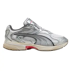 PUMA Mens X Lost Management Cities Extos Metallic Lace Up Sneakers Shoes Casual - Silver