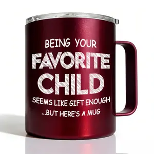 Mothers Day Gifts for Mom from Daughter Son Kids, Best Birthday Gifts for Mom, Funny Gift Ideas, Inspirational Unique Anniversary Presents for Mama Wife Stepmother Women Her from Husband Funny Retirement, 14oz Coffee Mug Tumbler Stainless Steel Cup