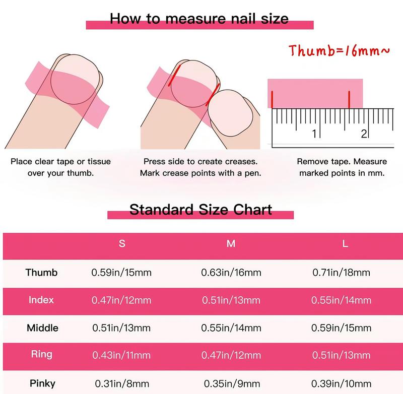 Handmade Cute Strawberry Press On Nails for Women Ellipsr/Square False Acrylic Nails 10PCS