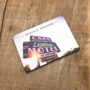 Motel Sign Canvas Magnet